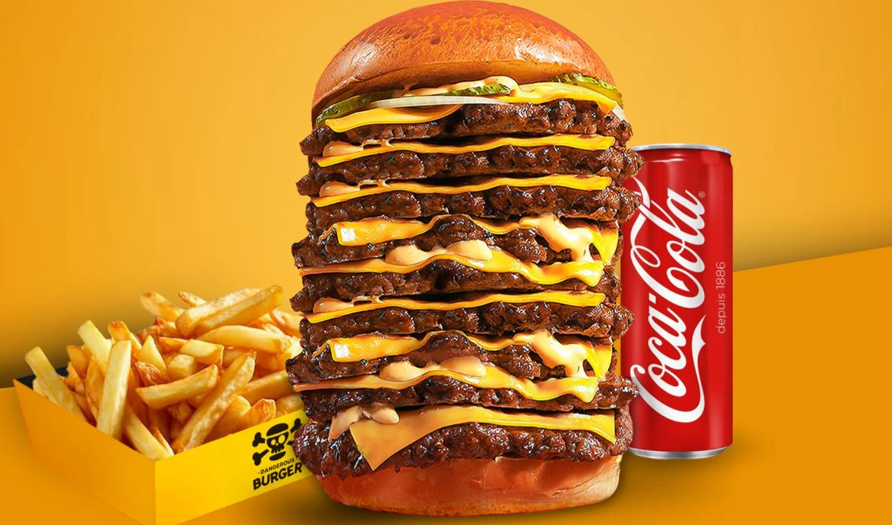 Stacked burger X10